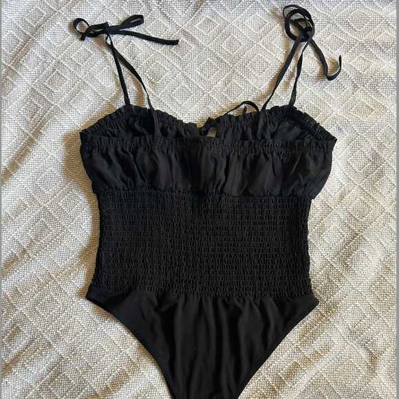 Black Forever21 Bodysuit - Size L - Picture 2 of 4
